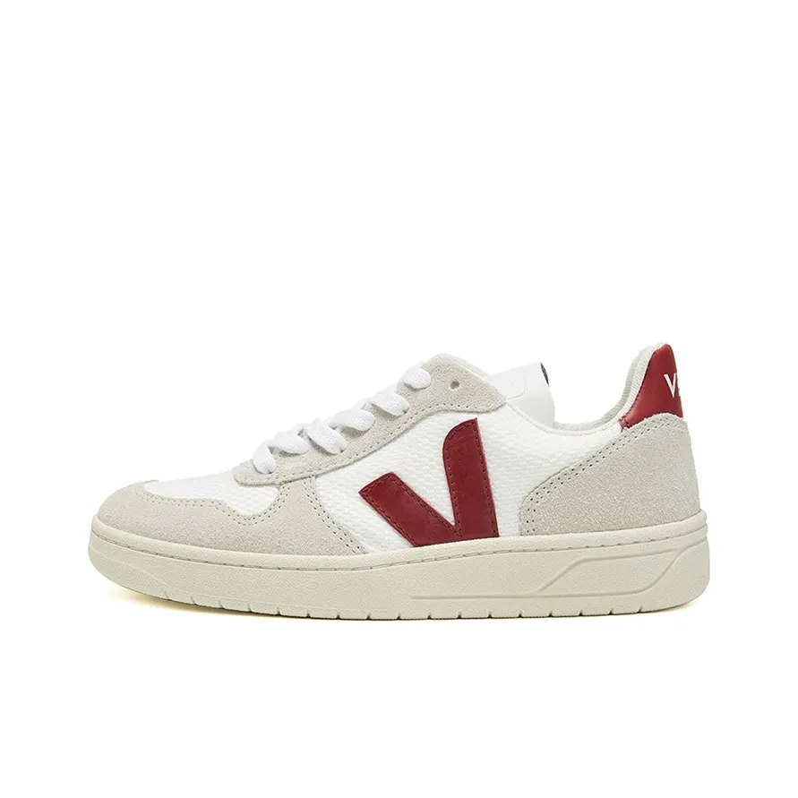 VEJA V 10 B Mesh Lace Up 'Natural Marsala'
