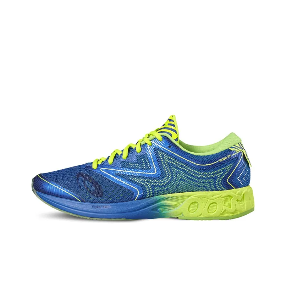 Asics Noosa FF Устойчивые к истиранию Низкие Беговые кроссовки Мужские Синие Желтые