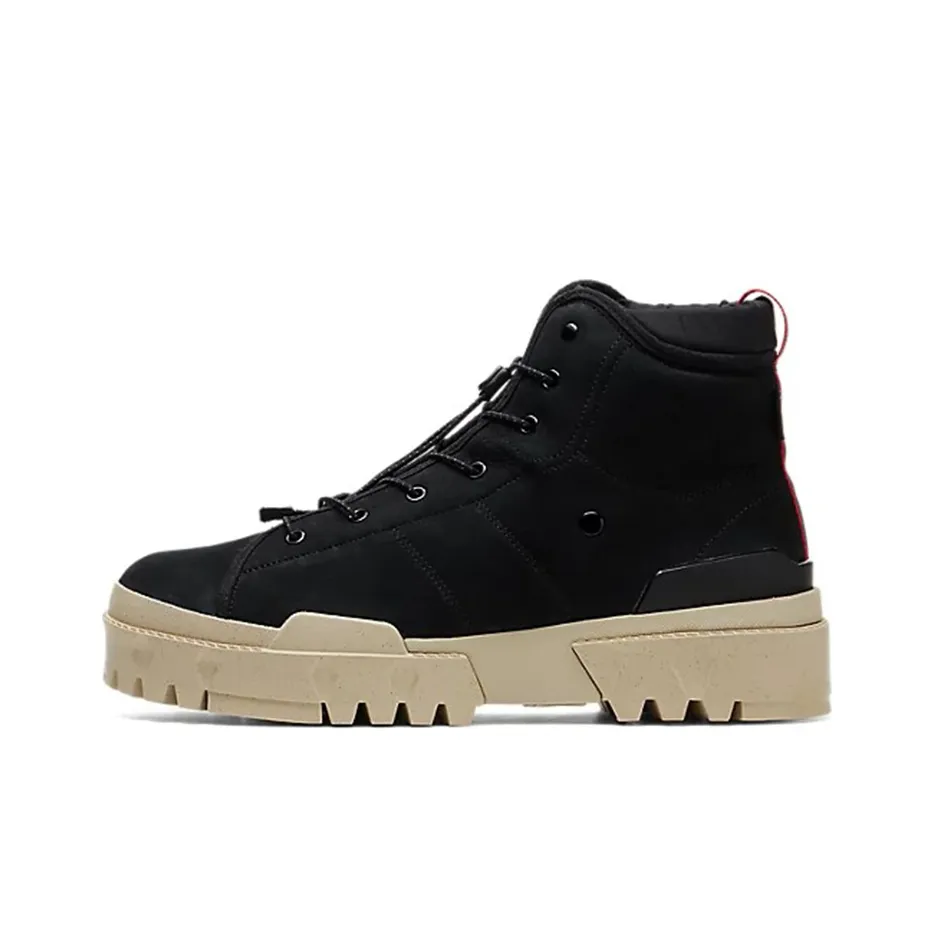 Onitsuka Tiger Hmr Peak г t Abrasion Resistant Высокий Топ Casual Унисекс Черный