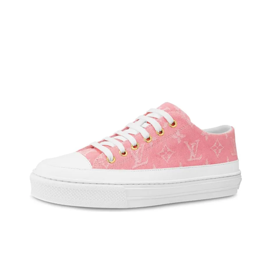 LOUIS VUITTON Stellar Low Top Sneakers Pink Women's