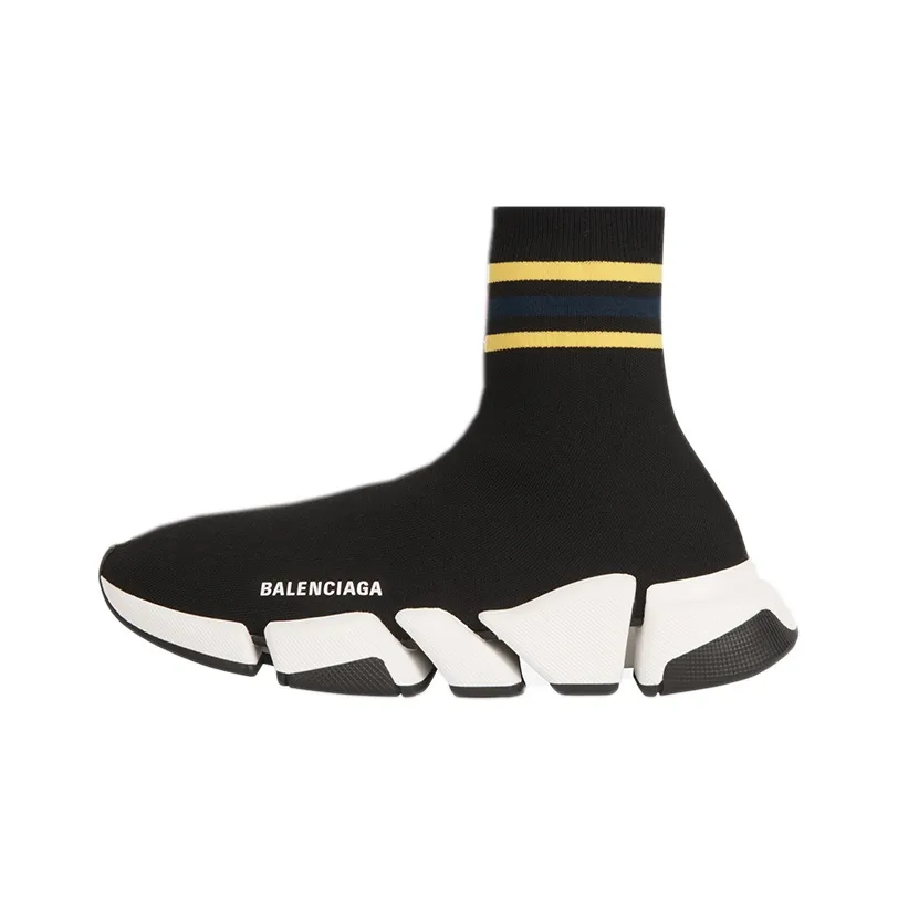 Balenciaga Speed 2,0 Высокие Кроссовки Спортивные Мужские Черные