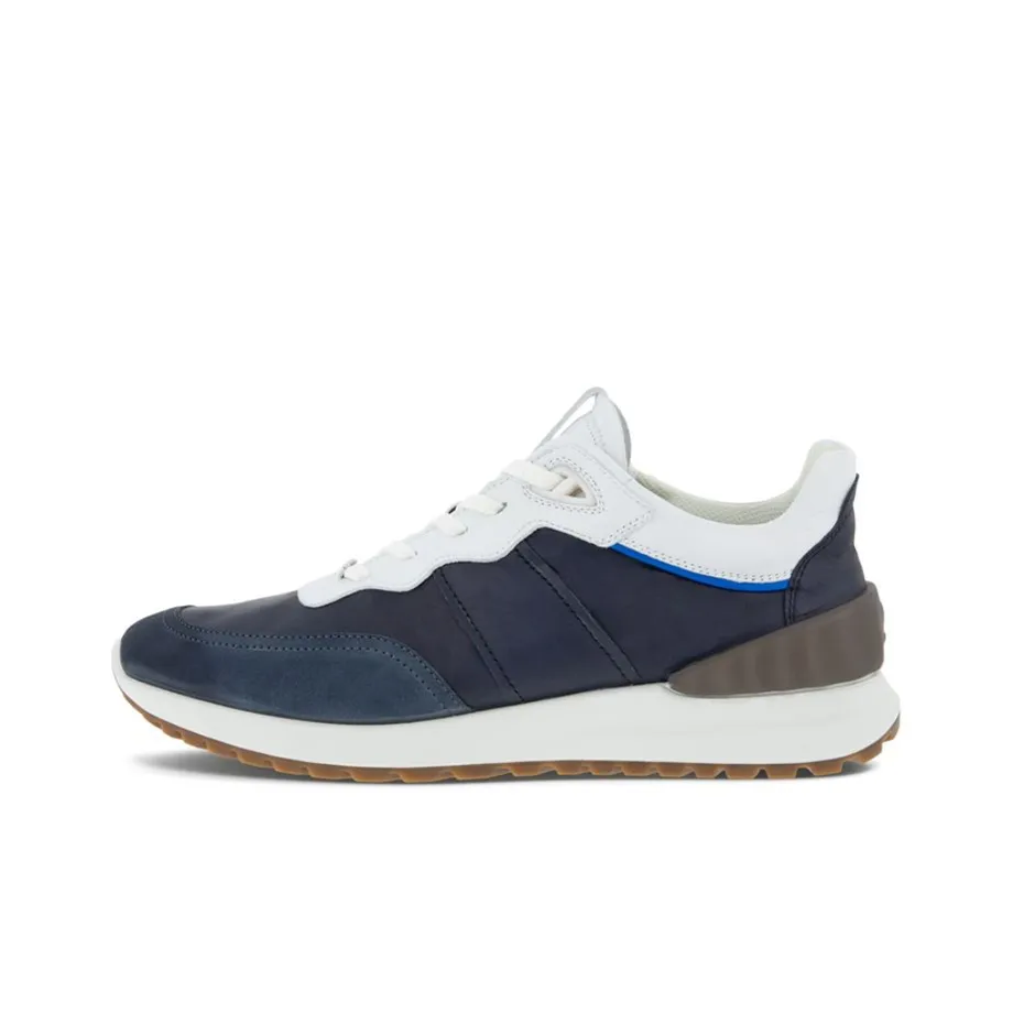 Ecco Astir Waffle Low Топ Спортивная Повседневная Обувь Мужская Синяя