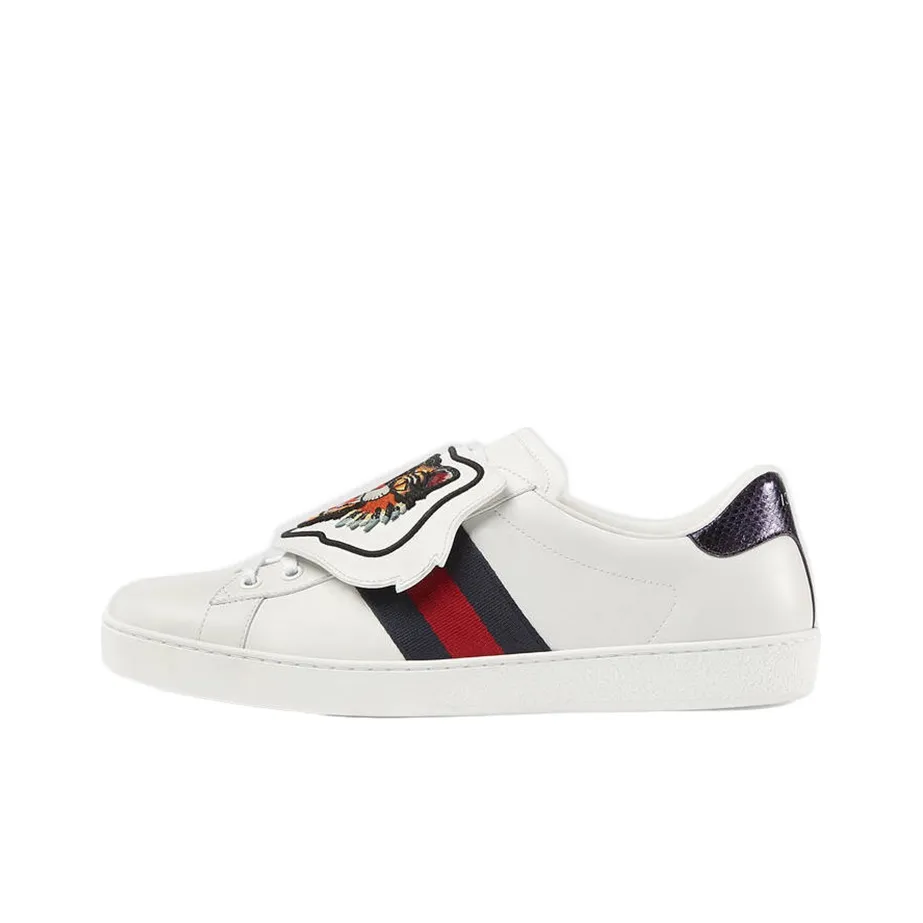 gucci second Ace Low 'Tiger Patch'