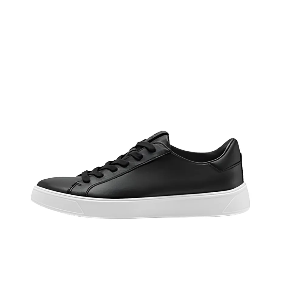 Ecco Street Fun Break Slip-Resistant Low Top Скейтборд Кроссовки Мужские Черные