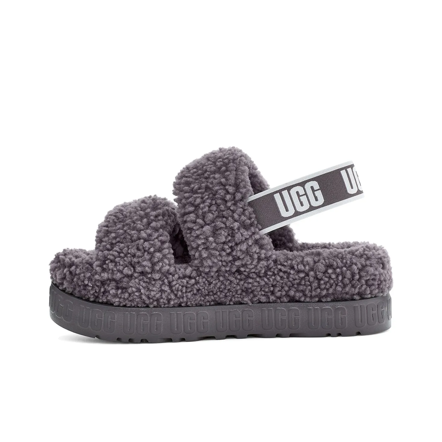 UGG Oh Fluffita Sandals Gray Women's