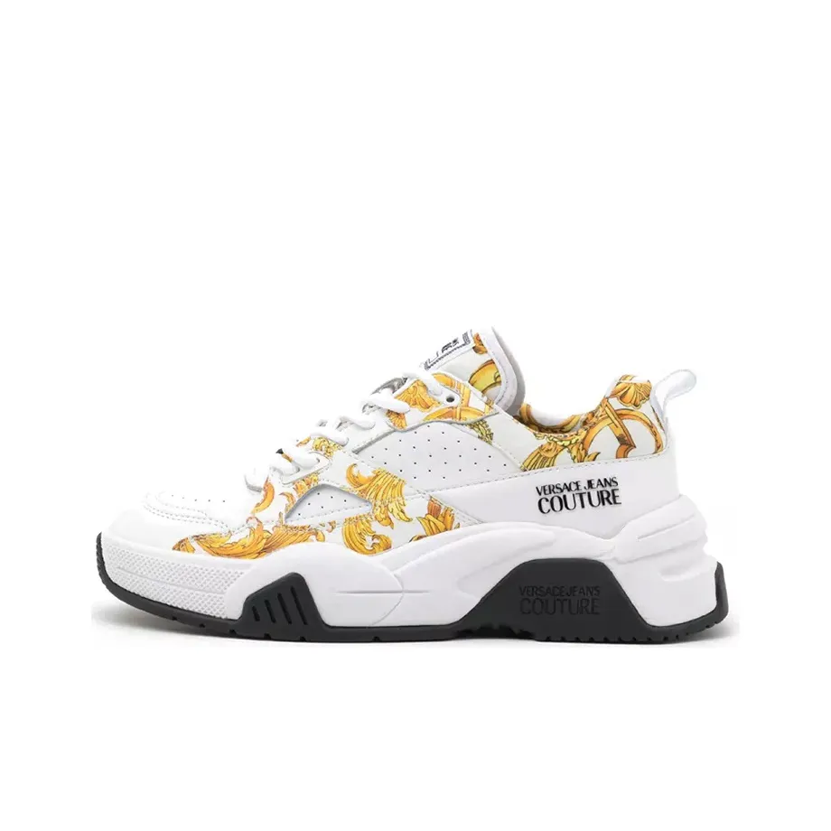 VERSACE jeans Inov8 Couture Low Top Stylish Skateboarding Shoes Women's White