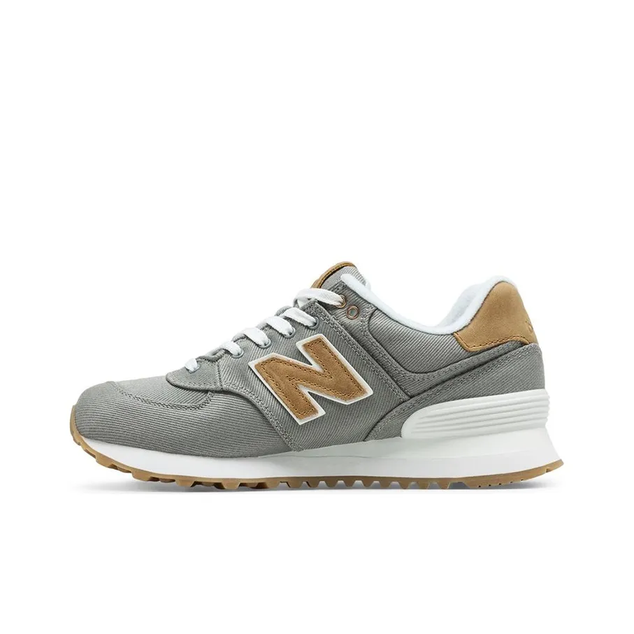 New Balance 574Series 15 Ounce Canvas Grey Women's