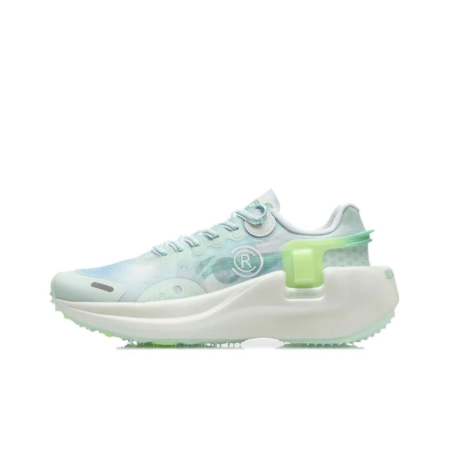 LiNing Ranger Travel Hero Essential Rebound Low-Top Running Shoes Women's Blue Green