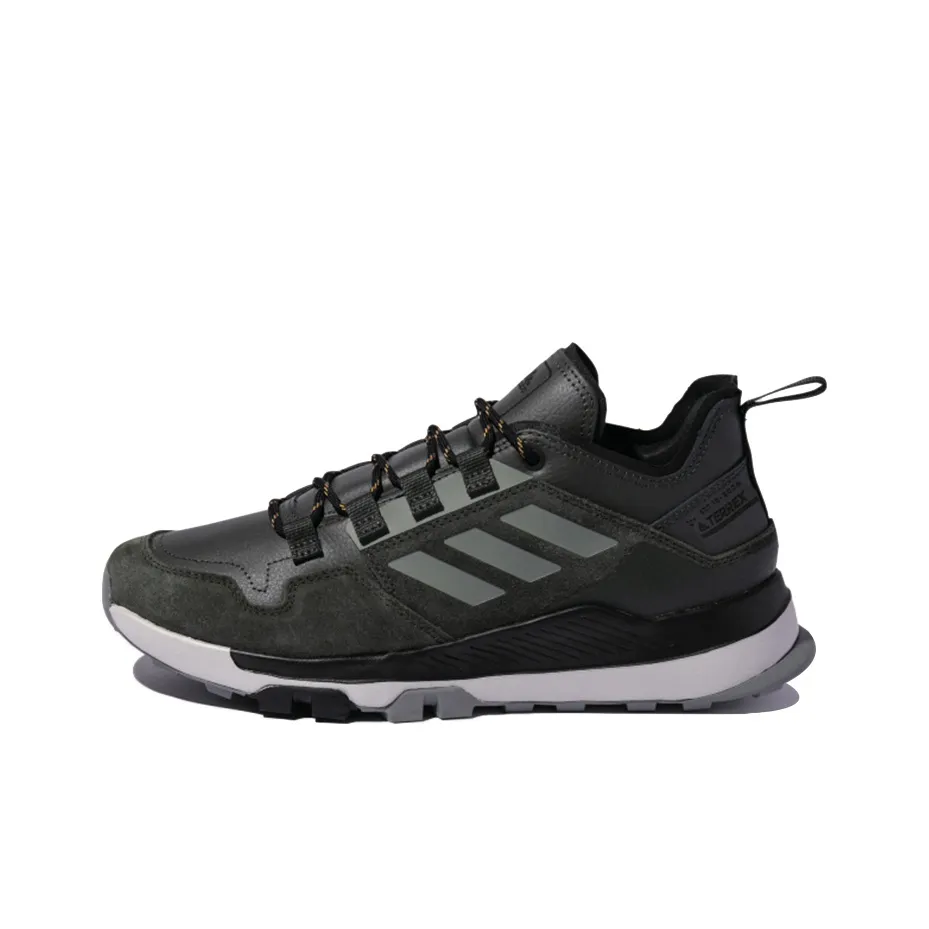 Adidas Terrex Hikster Leather Shoes 'Black Green'