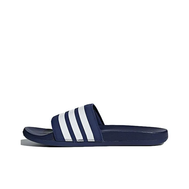 Adilette Adidas Comfort Slides 'Dark Blue White'