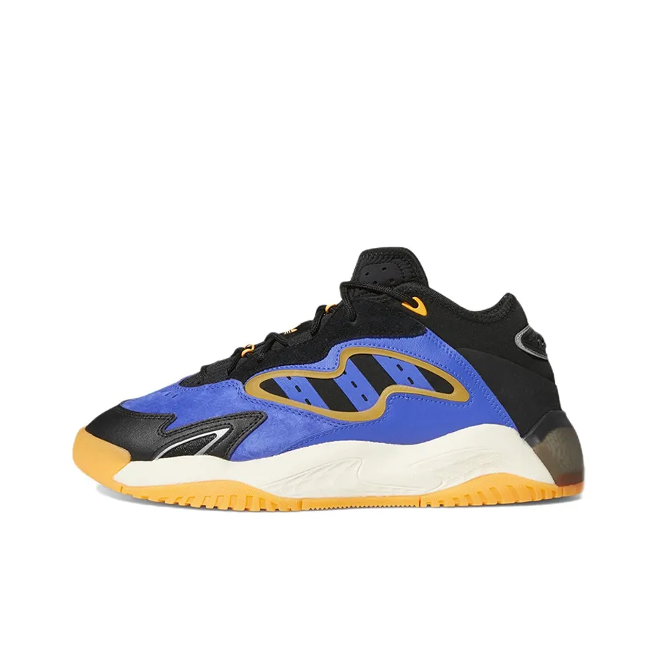 Adidas Originals Streetball 2,0 Slip-resistant Abrasion-resistant Low Top Casual Unisex Black Blue Adidas Originals Streetball 2,0 Противоскользящий Устойчивый к истиранию Низкий Топ Повседневный Унисекс Черный Синий