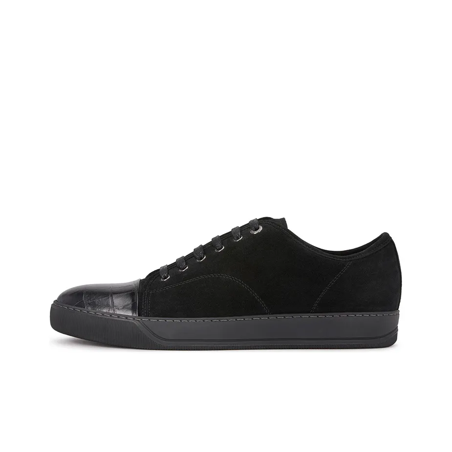 Lanvin DBB1 Low Топ Скейтборд Кроссовки Мужские Черные