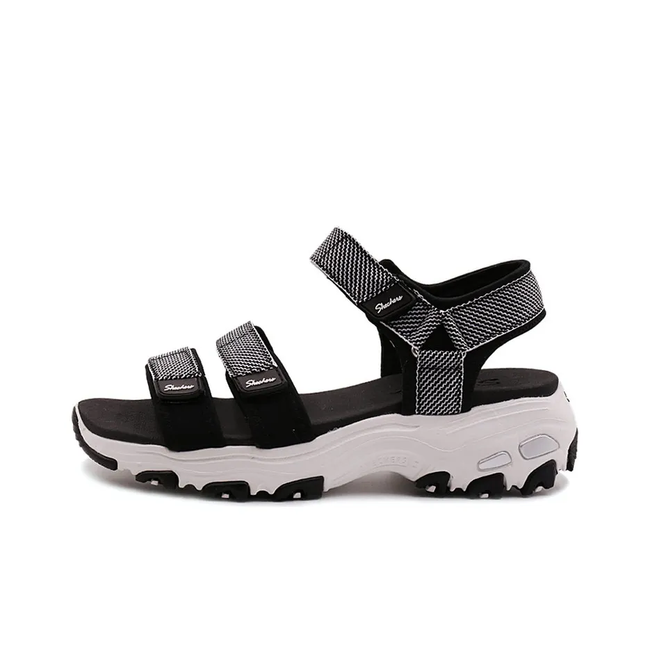 Skechers D Lites Sandals Black Women's