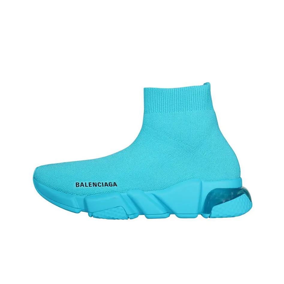Balenciaga Speed Blue Clear Sole Women's