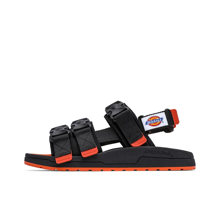 Dickies Hook and Loop, Minimalist Style Casual Versatile Beach Sandals Men's Black
