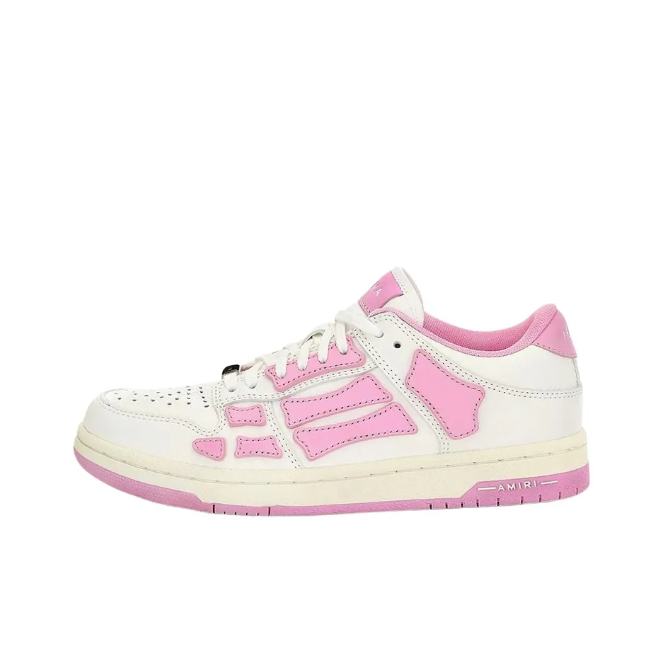 AMIRI Women's Skel Top Low 'White Pink'