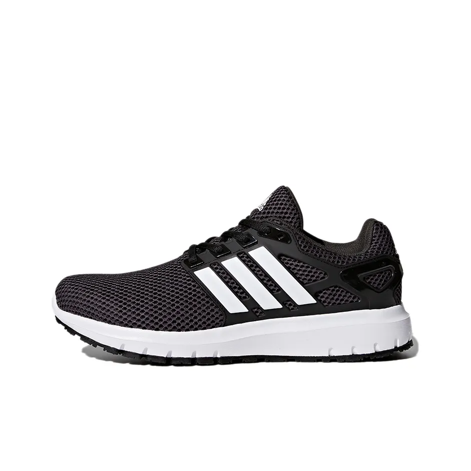 Adidas Energy Cloud Abrasion Resistant Coverage Low Top Running Shoes Men's Graphite Black