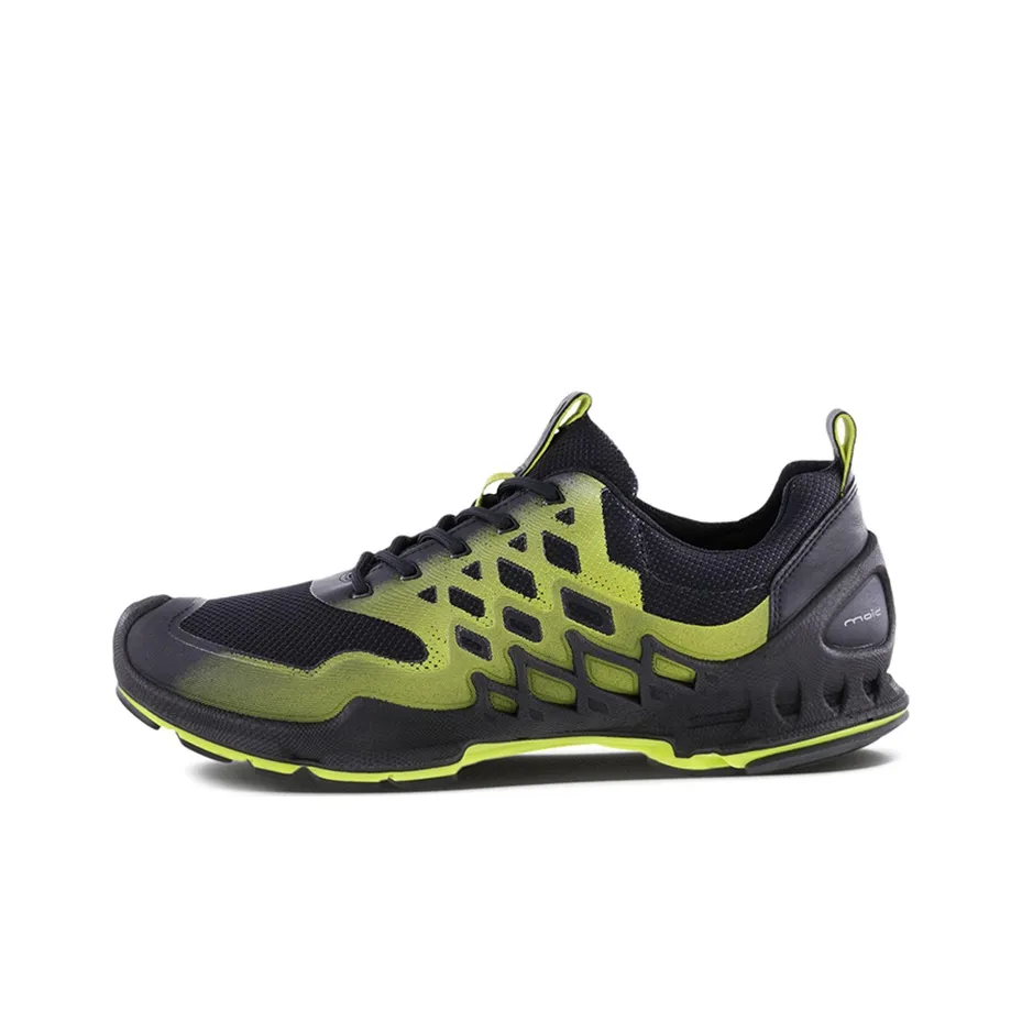 Ecco Great Step Exploration Series Low Top Sports Casual Shoes Men's Black Yellow