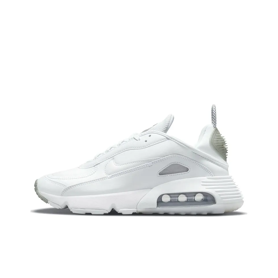 Nike Air Max 2090 Low Топ Тренировочные Беговые Кроссовки Женские Серебряные Белые