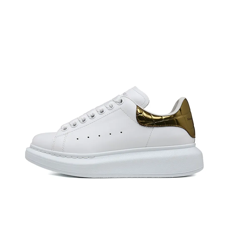 Alexander McQueen Oversized Sneaker 'Gold Crocodile' Women's