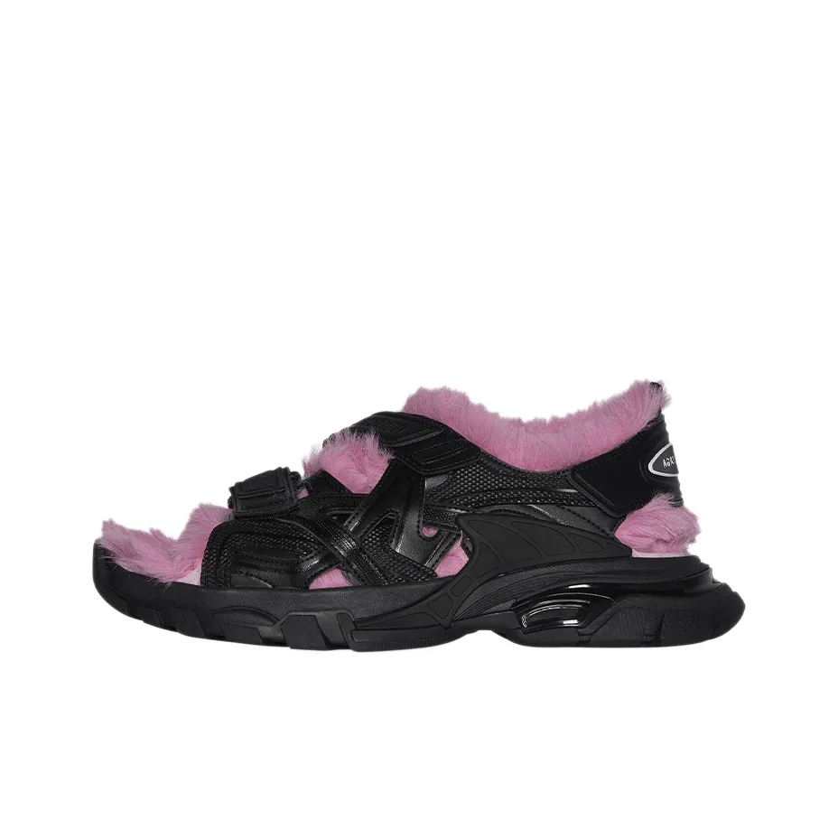 Balenciaga Track Sandals Black Women's