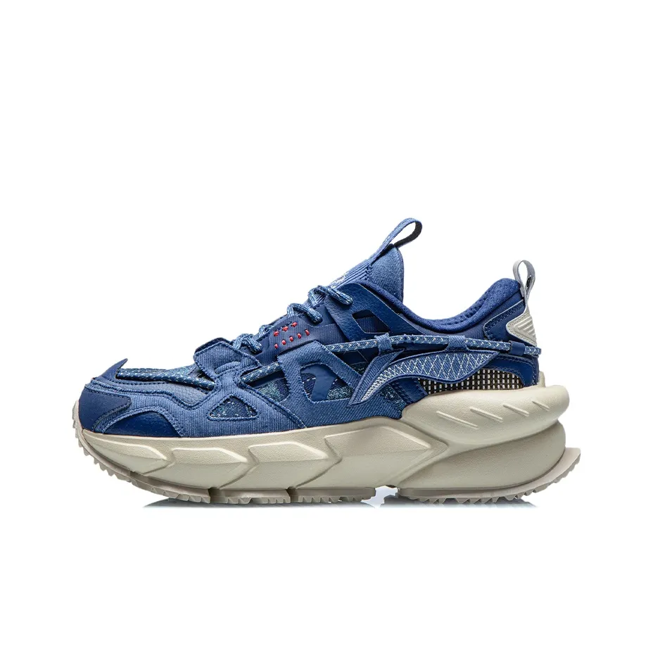 LiNing Running Shoes Men's Navy