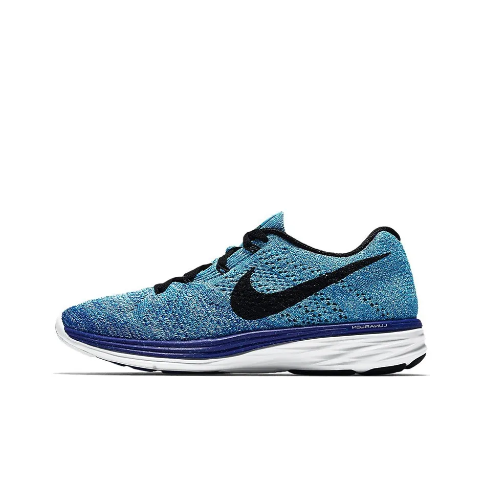 Nike Flyknit Lunar 3 Беговые кроссовки Низкий Топ Женские