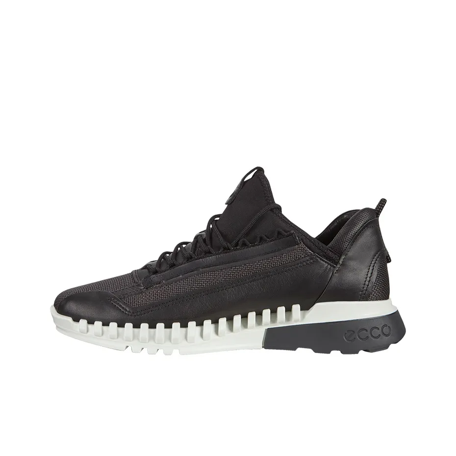 Ecco Zipfle Low Top Casual Shoes Men's Black