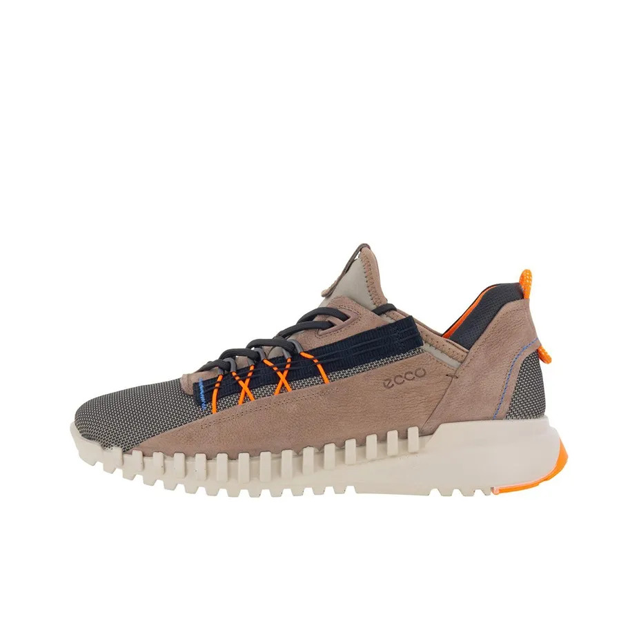 Ecco Zipfle Low Top Running Shoes Men's Chestnut
