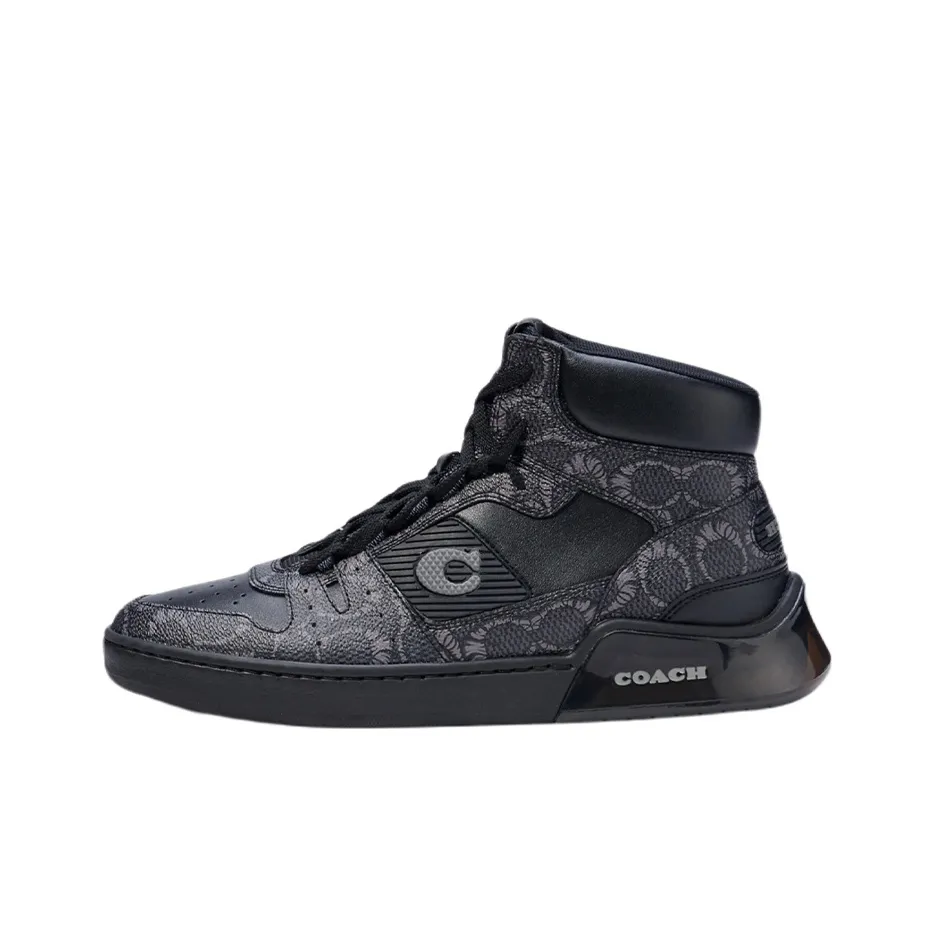 MICHAEL B. JORDAN x COACH CitySole High Top Stylish Skateboarding Shoes Men's Black