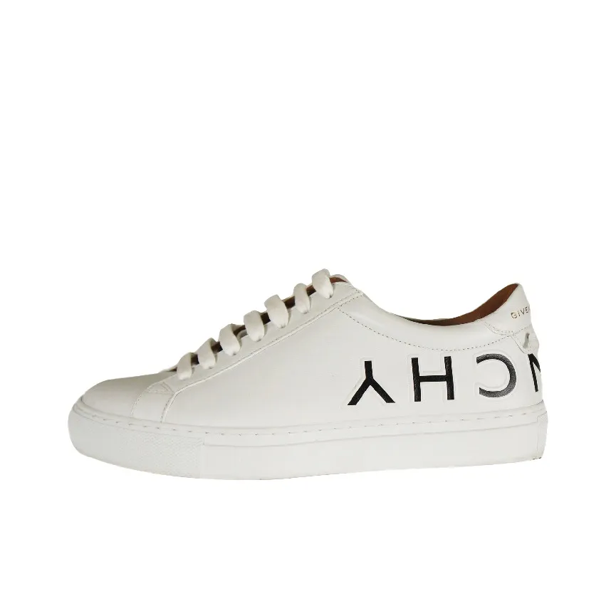 GIVENCHY Rubber Sole Logo Low Top Stylish Skateboarding Shoes Women's White Black