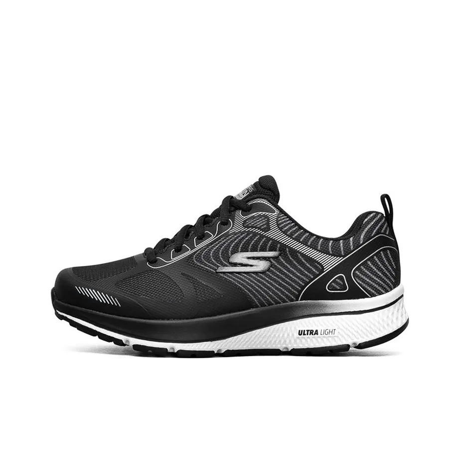 Skechers Go Run Consistent Low Top Sneakers Black Women's
