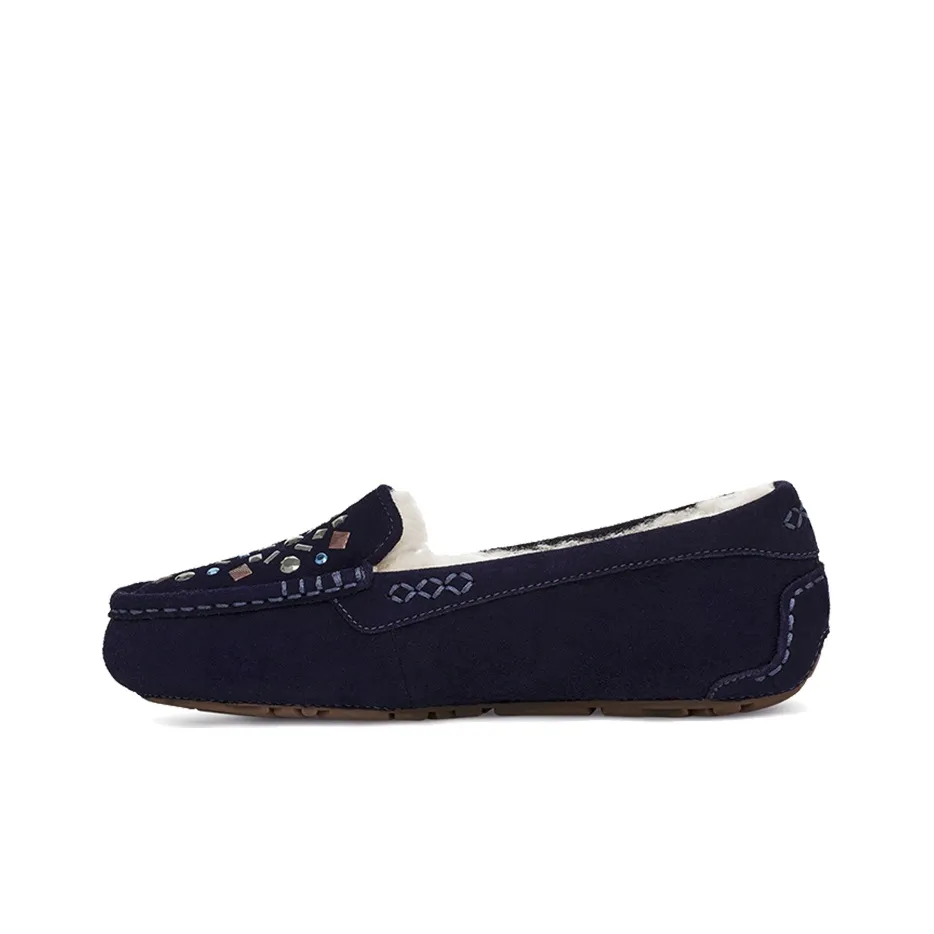 UGG Ansley Stud 2 Rivets Slip On Navy Women's