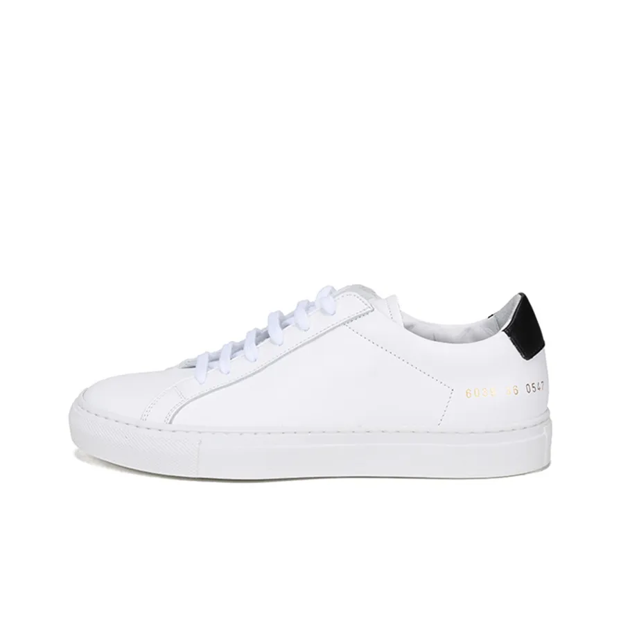 COMMON PROJECTS Low Top Skateboard Shoes Women's White Black