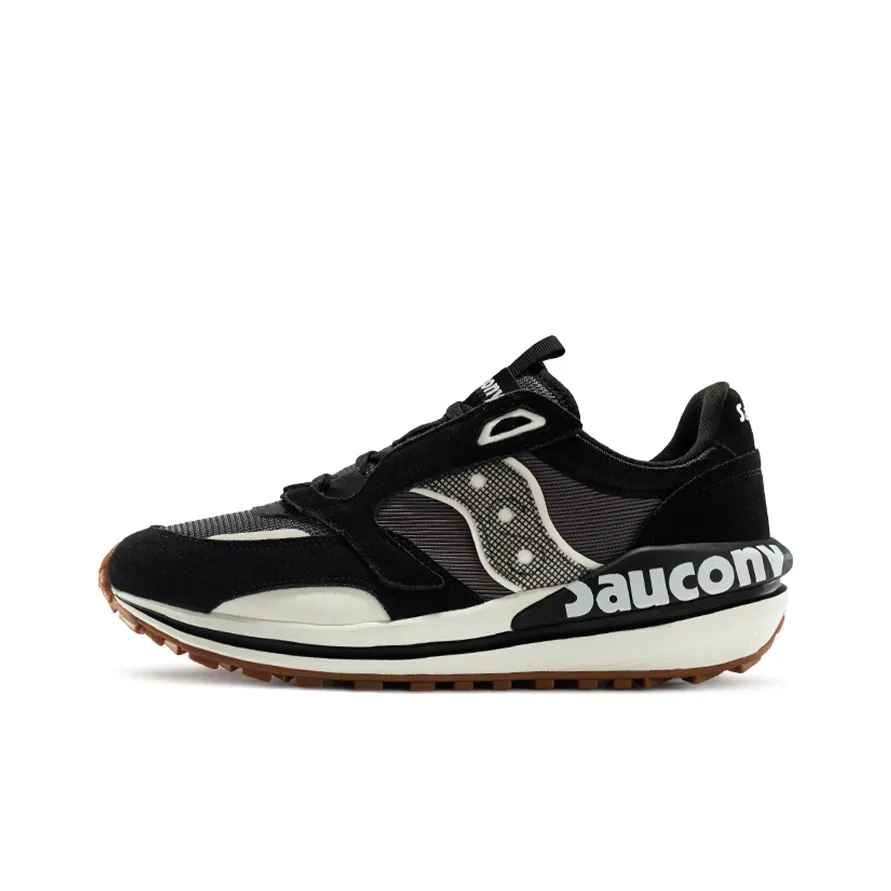 Saucony Jazz Layer Low Top Running Shoes Men's Black