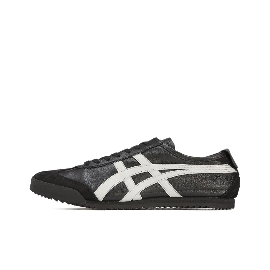 Onitsuka Tiger MEXICO 66 Slip Устойчивый к истиранию Низкий Топ Casual Унисекс Черный