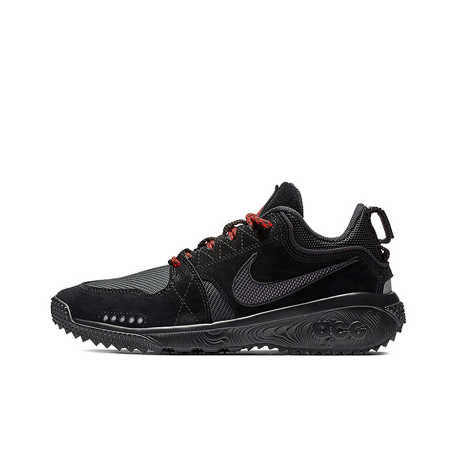 nike acg ruckel ridge black habanero red