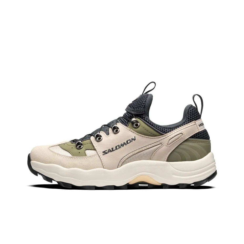 SALOMON Raid Wind Shock Absorbers Slip-Resistant Abrasion-Resistant Lightweight Low-Top Беговые кроссовки Unisex Ebony