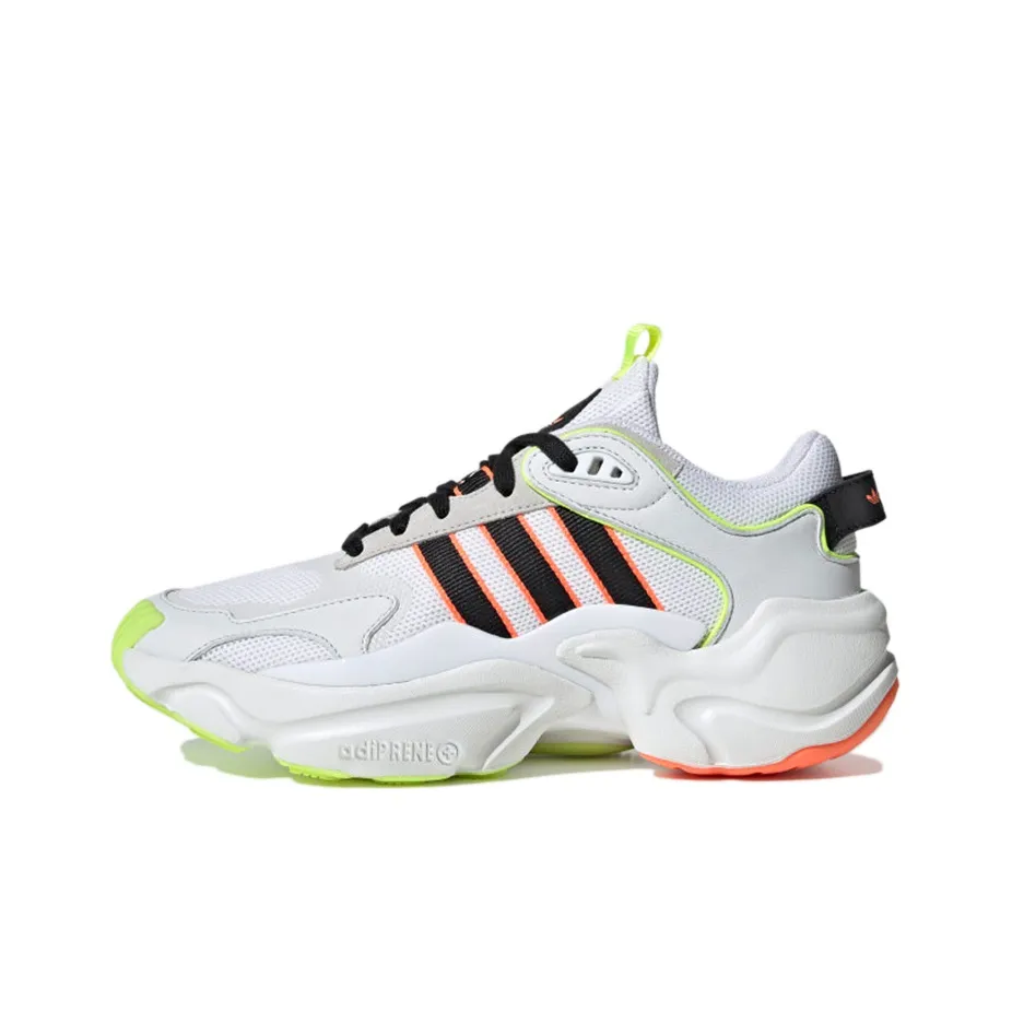 Adidas Originals Magmur Runner Дышащий Низкий Топ Повседневные Беговые Кроссовки Женские Белый Черный Желтый