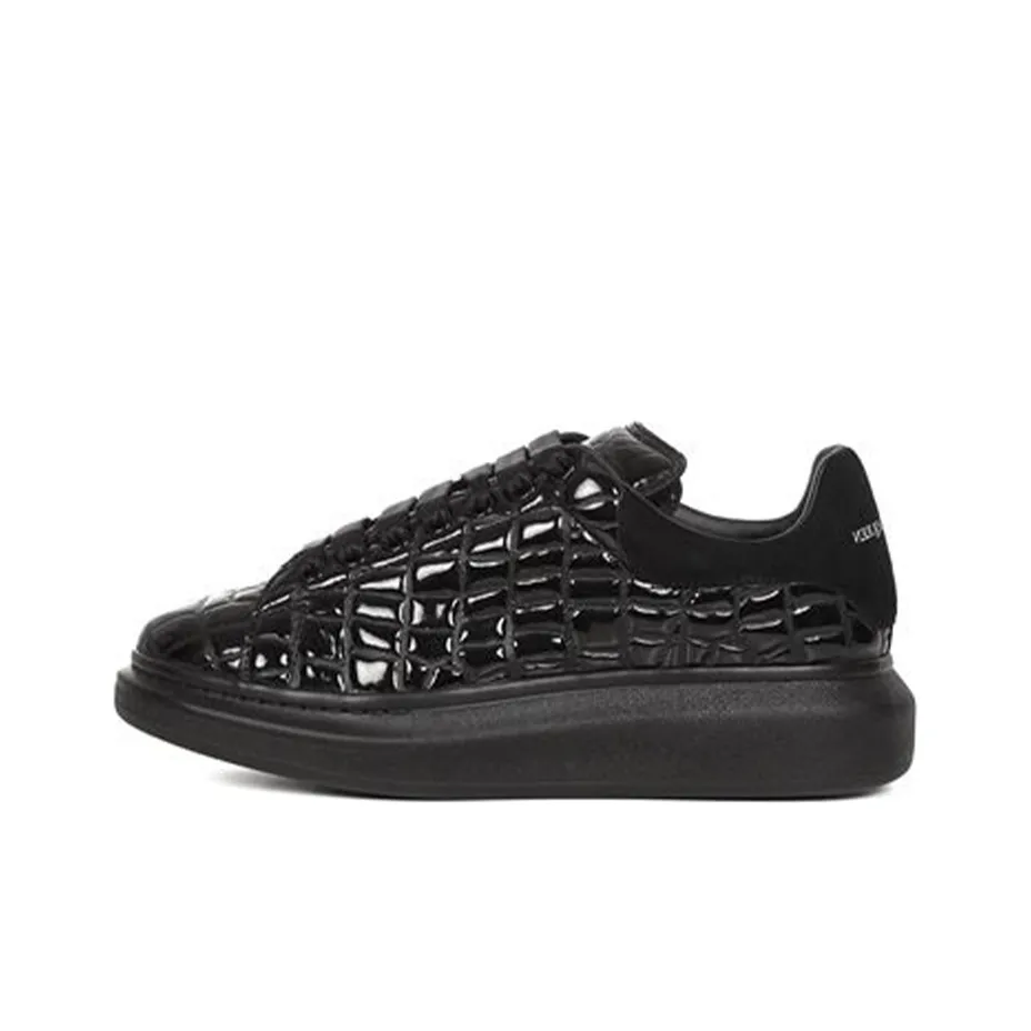 Alexander McQueen Low Top Casual Skateboard Shoes Men's Black