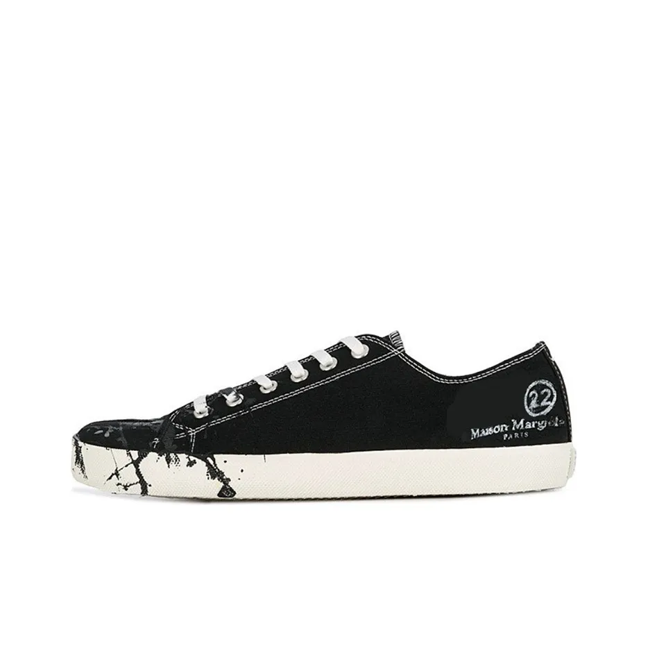 Maison Margiela Tabi Low Top Skateboard Shoes Men's Black White