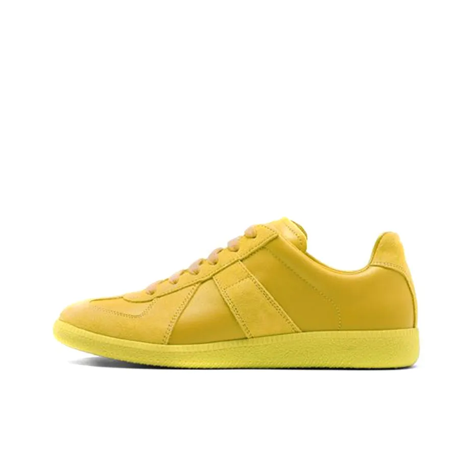 Maison Margiela Replica Low Top Athletic Shoes Women's Bright Yellow