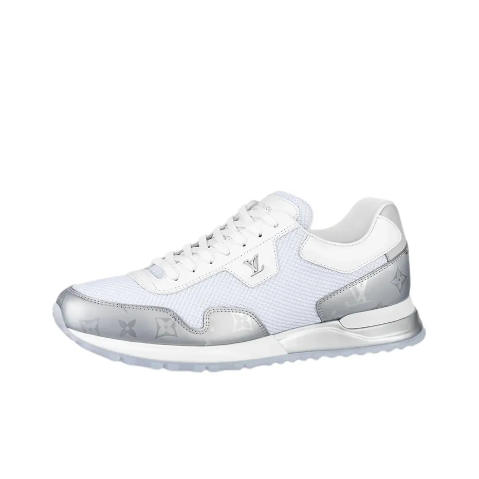 LOUIS VUITTON Run Away Sneakers 'White Silver'
