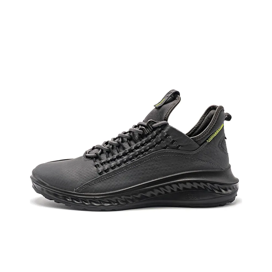 Ecco Fit For Action Низкий Топ Casual Мужской Магнитно-Серый