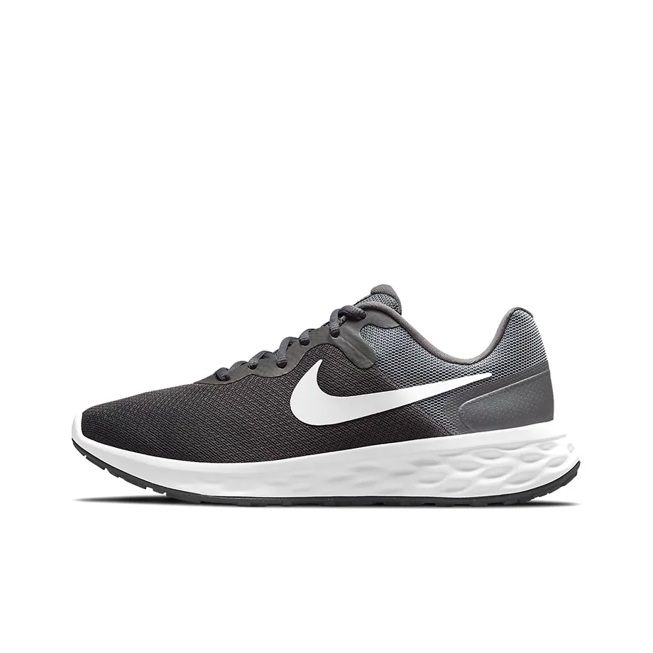 Nike REVOLUTION 6 Low Топ Бег на длинные дистанции Тренировки Беговые кроссовки Мужской Черный Переработанный материал