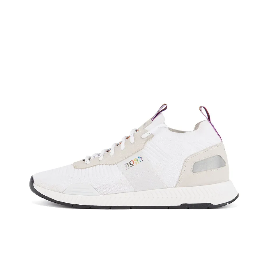 HUGO BOSS Low Top Athletic Shoes Men's White