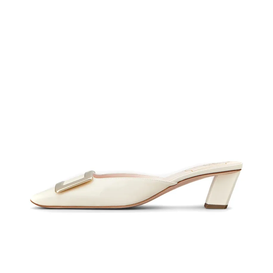 Roger Vivier Wrap-toe Slippers Women's Beige Yellow