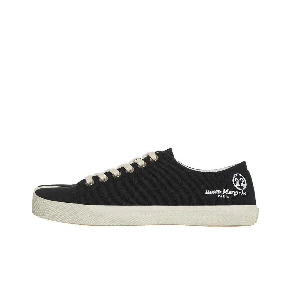 Maison Margiela Tabi Low Top Stylish Skateboarding Shoes Women's Black Beige White