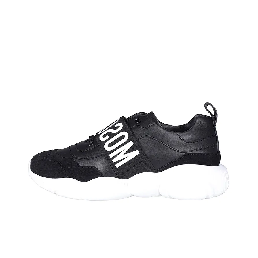 MOSCHINO Water-Resistant Low-Top Casual Shoes Men's Black