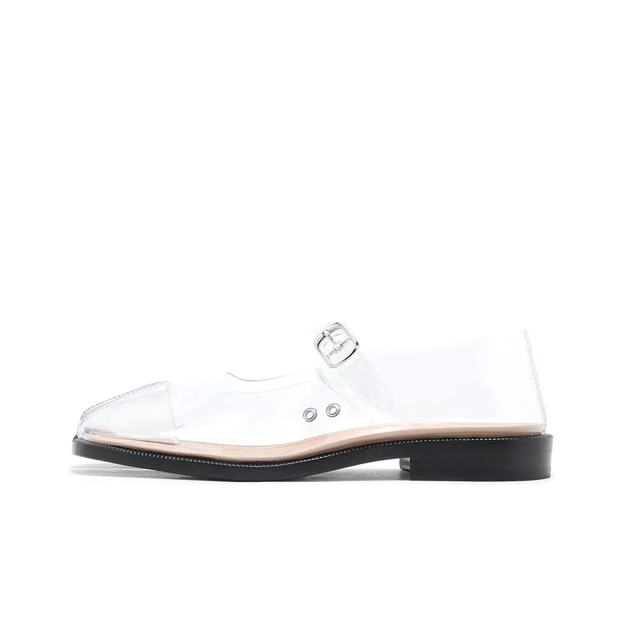 Maison Margiela Tabi Stylish Skateboarding Shoes Women's Clear White